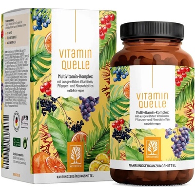 Naturtreu Vitamínový Zdroj Komplex multivitamínov, minerálov a rastlinných extraktov 90 kapsúl