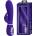Вибратор с клитор стимулатор, супер мек, 20см. - Pretty Love Prescott Purple (DEBRA01638)