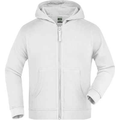 James & Nicholson JN 59K detská bunda s kapucňou white