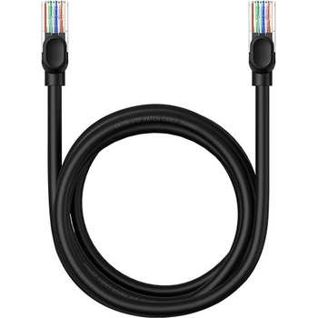 Baseus Мрежов кръгъл кабел Baseus RJ45, Cat. 5, 2 м B00133206111-03 - черен (B00133206111-03_VZ)