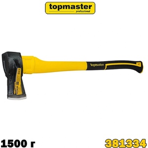 Topmaster Professional Брадва тип клин, с дръжка от фибростъкло, Topmaster, 1500 г, 790 мм (381334)