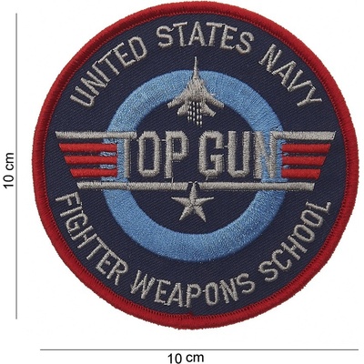 Nášivka textilní 101 Inc Top Gun Fighter Weapons School - barevná