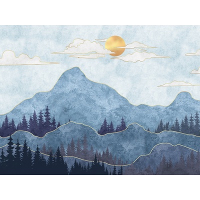AG design FTNS-1289 vliesová fototapeta Oriental Landscape rozměry 360 x 270 cm