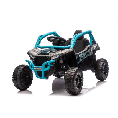 KikkaBoo Акумулаторна кола Licensed Kawasaki KRX 1000 Blue-Black