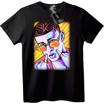 NOONEBRAND Тениска Неонов Поп Арт - 2XL, White