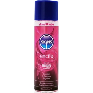 Skins Лубрикант на водна основа skins - excite water-based lubricant 130 ml