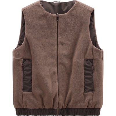 Jeanne Baret Дамски поларен елек Jeanne Baret Women's Rochefort Cargo Vest Synthetic vest - Hazelnut - размер 36 (EU) (132-1516-0112)