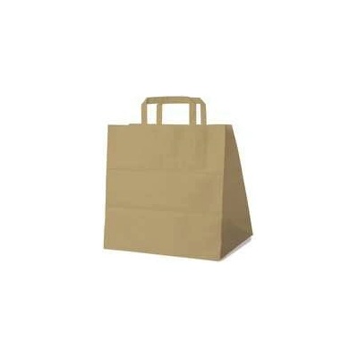 Papierové Tašky 32+21 × 33 cm [250 ks], hnedé