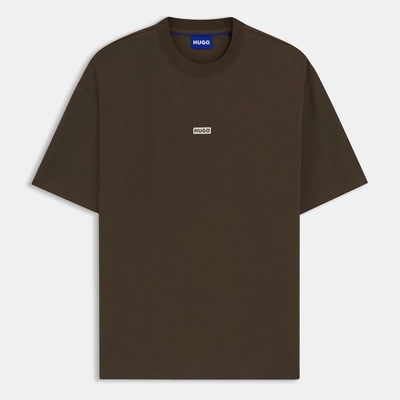 Hugo Тениска Hugo Men's Regular Fit Logo Back T-Shirt - Dark Brown 208