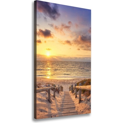Vertikálny foto obraz na plátne Chodník na pláž 50x100 cm