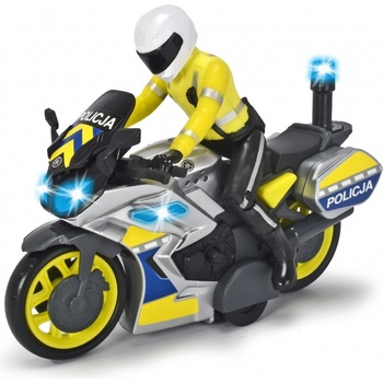 Dickie SOS Policajná motorka 17cm