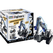 Revell Engineers Adventskalender Engineers Excavator Hydraulický bagr technologie adventní kalendář