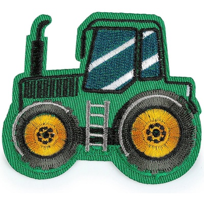 Prima-obchod Nažehlovačka traktor, barva 2 zelená