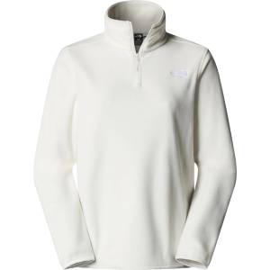 The North Face Дамски поларен пуловер The North Face Women's Glacier Fleece 1/4 Zip Jacket Fleece jumper - White Dune - размер XS (105-6474-0611)
