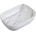 Inter Ceramic Мивка за баня 887 MARBLE, Inter Ceramic, монтаж върху плот, порцелан, бял мат, 33х14х46см (887 MARBLE)