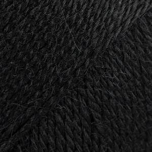 DROPS Design Alpaca Uni Colour 8903 Black Плетива прежда (10468903)