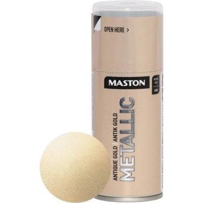 Maston Metallic zlatá antik 150 ml