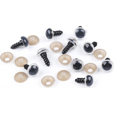 Prima-obchod Oči s pojistkou Ø12 mm, barva 5 bílá