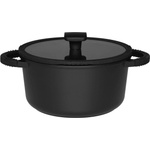 Maku Kitchen Life Индукционна тенджера MAKU Foodie със стъклен капак и керамично покритие - Ø24 x h10.4 см (TB MAKU 647623)
