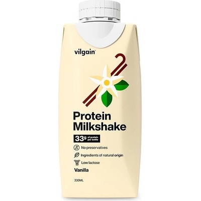 Vilgain Protein Milkshake vanilka 330 ml – Zboží Mobilmania