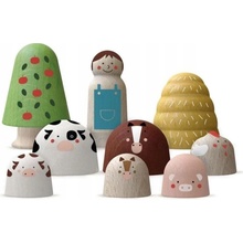 Londji dětské figurky My Wooden World Farma uni