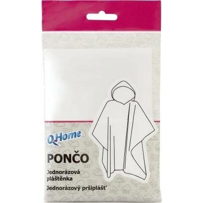 Q-Home Jednorázová pláštěnka poncho