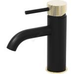 Bath Deluxe Смесител за умивалник anholt 15, 6 см, черен/месинг (bt0034)