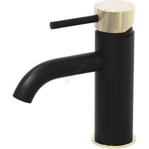 Bath Deluxe Смесител за умивалник anholt 15, 6 см, черен/месинг (bt0034)