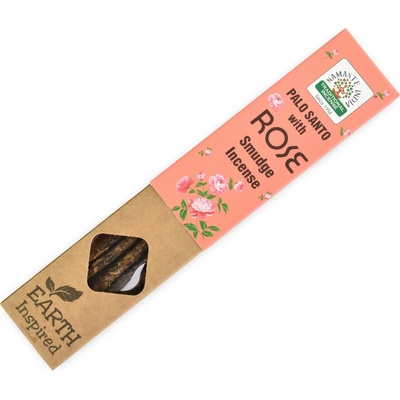 Namaste India Indické vonné tyčinky Palo Santo s Ružou 20 ks