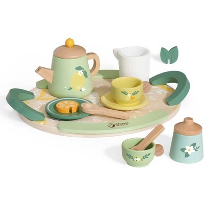 Classic World Детски винтидж сервиз от дърво за следобеден чай