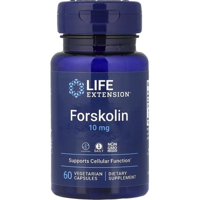 Life Extension Forskolin 10 mg 60 rostlinných kapslí