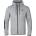 Kappa Мъжки суичър Kappa Tech FL Full Zip Mens Hoody - Grey Marl