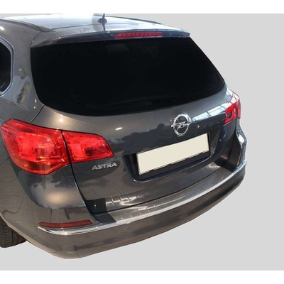 JJ & AUTOMOTIVE Ochranná nerezová lišta zadného náraznika pre Opel Astra IV J HB
