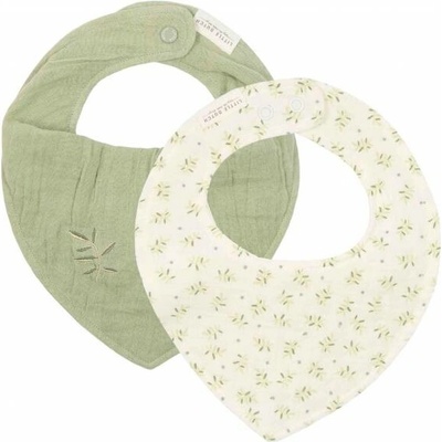 Little Dutch Bryndáček bandana Forest Treasures & Denim Blue 2 ks