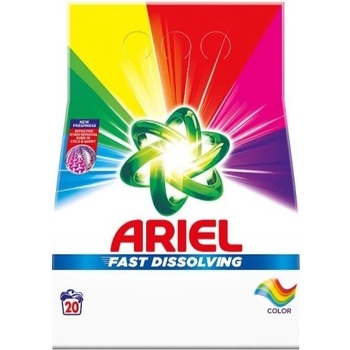 Ariel Fast Dissolving Color prací prášek na barevné prádlo 20 PD 1,1 kg