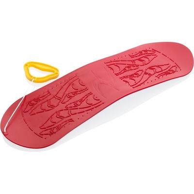 Plastkon snowboard červená