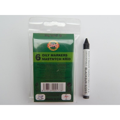 Koh-i-noor Křídy 8220/5 černé mastné 2866 – Zboží Dáma