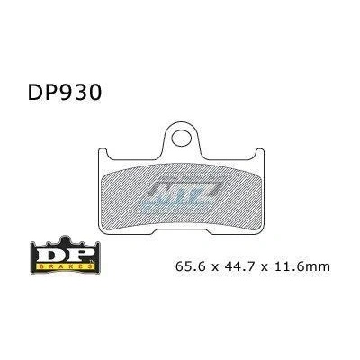 YAM ATV ZADNÍ BRZDOVÉ DESTIČKY DP930