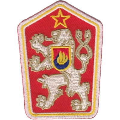 Nášivka znak ČSSR 7,5x5,5 cm