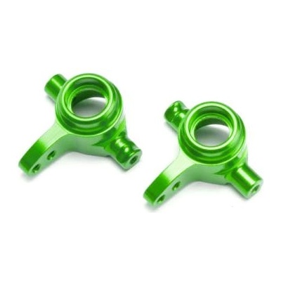 Traxxas предна алуминиева зелена главина (чифт)