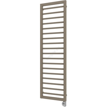 Vertaduro - Радиатор за баня с термостат ADEL 600 W 172x50 см таупе (VR0084)