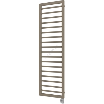 Vertaduro - Радиатор за баня с термостат ADEL 600 W 172x50 см таупе (VR0084)