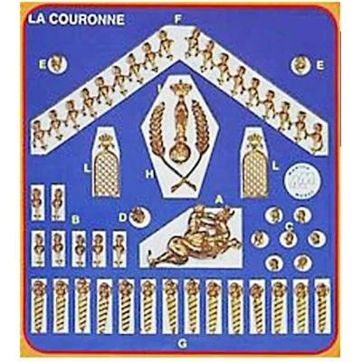 Mantua Model Mosadzné diely: La Couronne