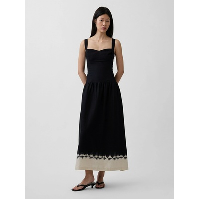 GAP Ленена макси рокля GAP GAP | Cheren | ЖЕНИ | XXS