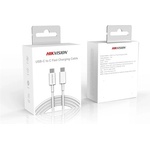HIKSEMI Кабел Hikvision HIKSEMI - Type-C към Type-C (бял, 1 м, макс. 20 V/3 A, 60 W, 480 MB/s) HS-HUB-CBC2C (HS-HUB-CBC2C)