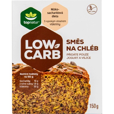 Topnatur Low Carb Směs na chléb 150 g – Zboží Mobilmania