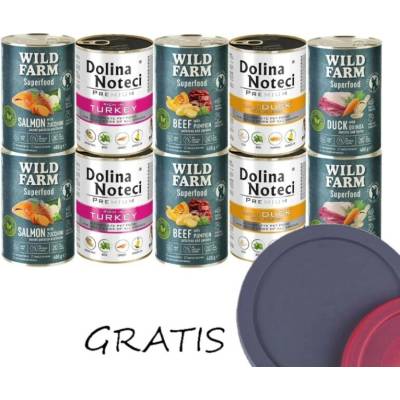 Dolina Noteci a Wild Farm Superfood Mix chutí 10 x 400 g