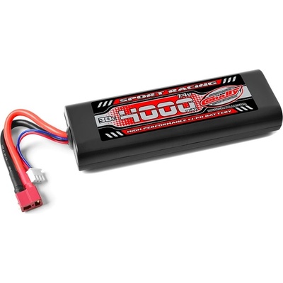 Team Corally Power Racing 30C-4000mAh-7,4V-LiPo Stick Hardcase-T-DYN