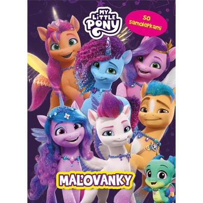 My Little Pony Maľovanky so samolepkami