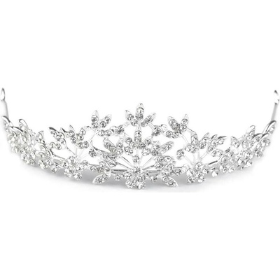 Štrasová korunka do vlasů s očky Varianta: crystal, Balení: 1 ks
